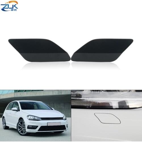 ZUK Headlight Washer Nozzle Cover For Volkswagen For Golf MK7 2014-2017 Headlamp Cleaning Water Spray Jet Cap Lid