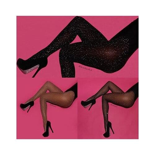 2017 NEW Sexy Women 4 Colors Mesh Pantyhose Diamond Stockings Fishnet Hosiery Thigh-Highs Stockings