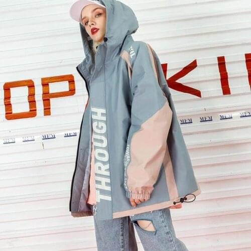 MRWILK 2020 New Tooling Coat Women Spring And Autumn Jacket Korean Loose BF Student Fashion Brand Assault Suit And Baseball Suit