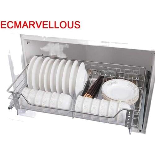 Pantry Organizador Cocina Dish Drainer Despensa Gabinete Organizer Stainless Steel Cozinha Rack Kitchen Cabinet Storage Basket