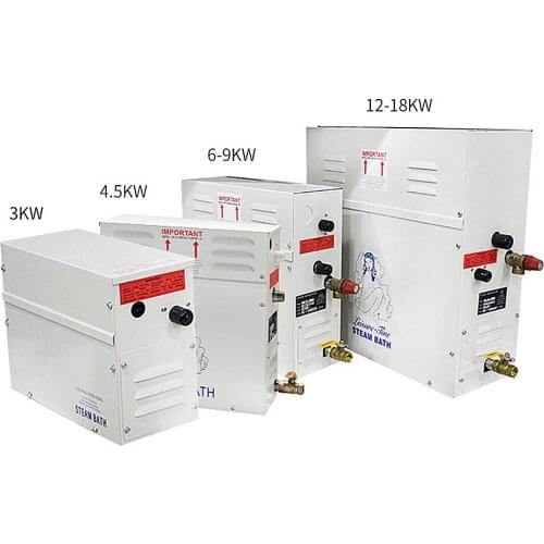 6.0KW Steam Generator Sauna Steam Bath Machine For Home Sauna Room SPA Fumigation Machine 220V/380V With Digital Controller