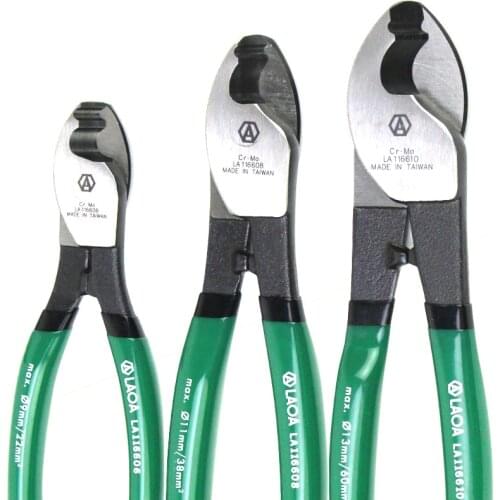 LAOA Cable Cutter 6/8/10 inch Multifunction Electrician Pliers Stripping Cable Wire Cutting Hand Tools