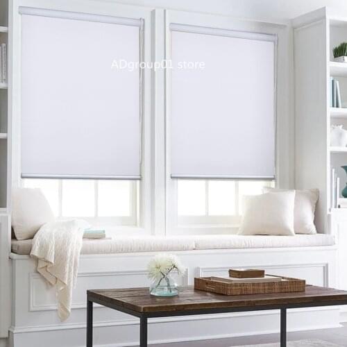 Manual Window Curtain Roller Blinds and Shades Shutters Curtains for Home Office Living Room Bedroom Balcony Kitchen