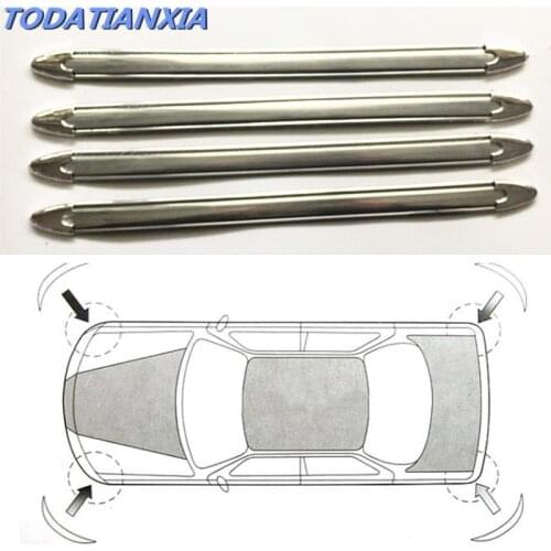 Car Styling edge protector auto bumper stickers FOR Dacia duster logan sandero stepway lodgy mcv 2 Renault Megane Modus Espace