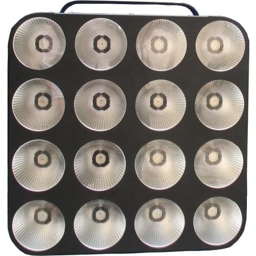 4pcs/lot led dj equipment 4*4 led matrix dj light 16x30w 3 in 1 RGB cob led blinder stage lighting effect with flight case disco