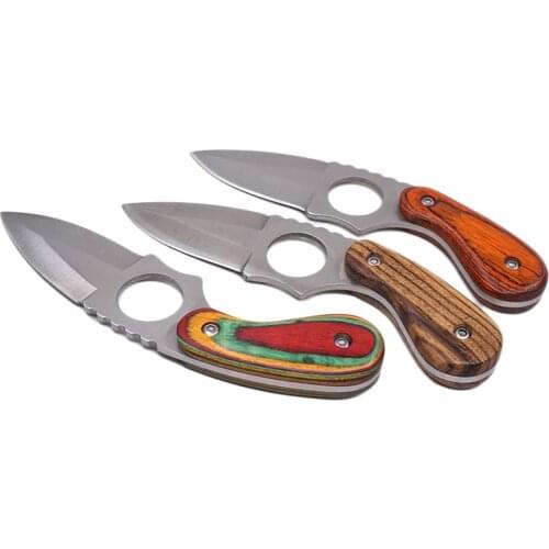 Mini Tactical Fixed Blade Knife Survival Outdoor Pocket Knife Hunting Camping Knives 3cr13 Blade EDC Tools With Sheath