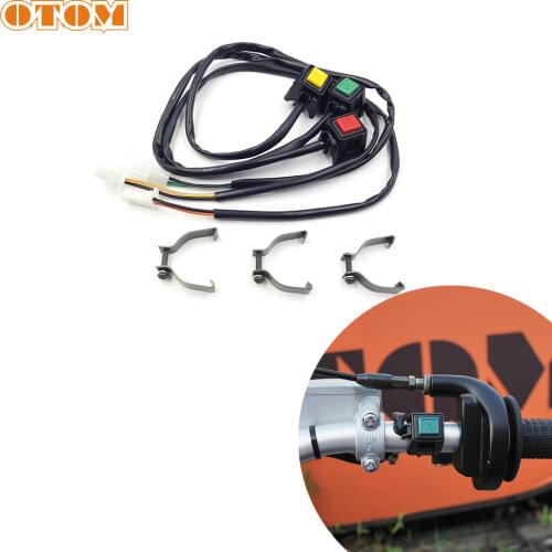 OTOM Universal Motorcycle Handlebar Switch ON/OFF Button For KTM HONDA KAWASAKI SUZUKI YAMAHA ATV Dirt Bike Accessories