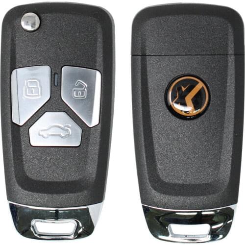10PCS/LOT XKAU01EN Wire Universal Flip Remote Key 3 Button for Audi Style