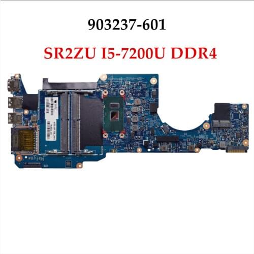 High quality 903237-601 for HP Pavilion X360 13-U TPN-W118 Laptop Motherboard 15256-1 448.07M07.0011 SR2ZU I5-7200U DDR4 Board