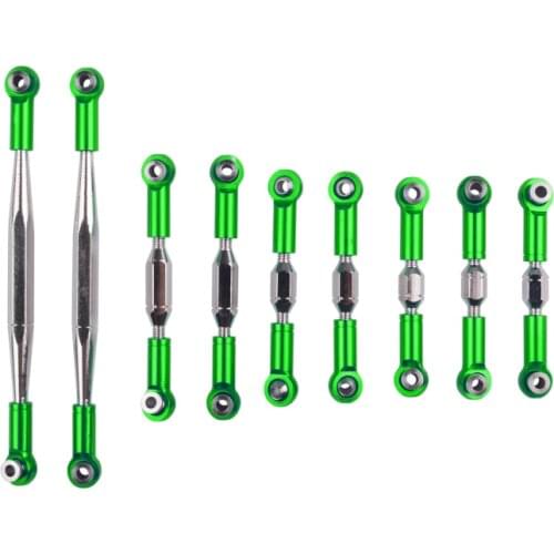 Wltoys 12428-A-B-C 12423 12628 FY-03 RC Car Upgrade metal adjustable lever green set