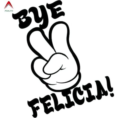 Aliauto Funny Car Sticker Bye Felicia Peace Vinyl Sunscreen Waterproof Reflective Decal Motorcycles Accessories,14cm*11cm