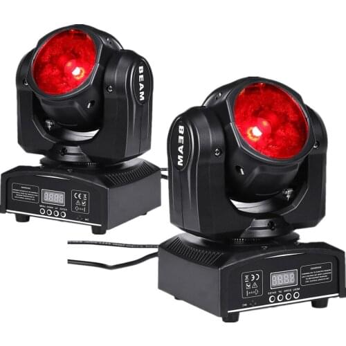 2pcs Lot 65W LED Moving Head Light RGBW Beam DMX512 Stage Lighting Super Bright DJ Disco partyLights