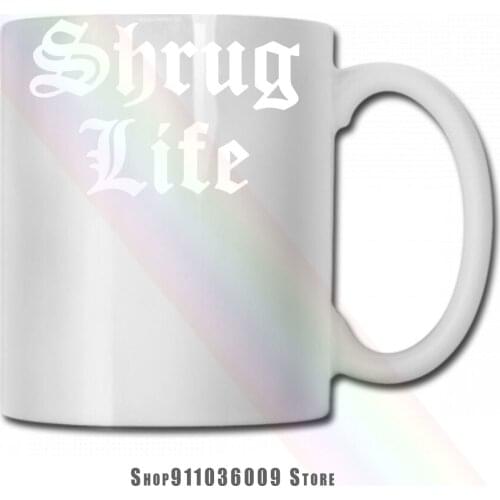 Shrug Life mug cup tazas