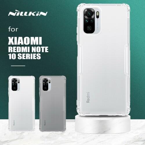 Nillkin for Xiaomi Redmi Note 10S 10 4G Case Nature TPU Soft Touch Silicone Cover Slim Case for Xiaomi Redmi Note 10S 10 Pro Max