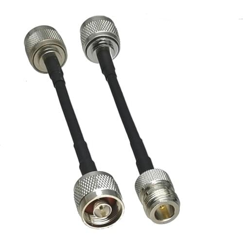 1Pcs RG58 Cable N Male Plug to N Female Jack & N Male Plug Connector RF Coaxial cable Straight 6inch~5M