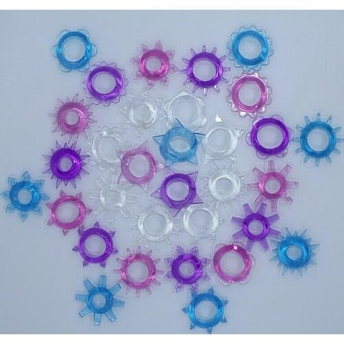 Cock Ring Penis Rings Silicone Random Colorful Delay Premature Ejaculation Dick Lock Ring New Sex Toys For Men Couples