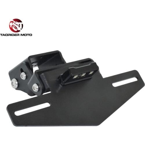 License Plate Holder Bracket Kit For Yamaha YZF R1 R1M R1S 2015 2016 2017 2018-2020 Tail Tidy Fender Eliminator with LED Light