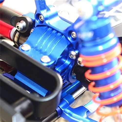 Aluminum Alloy Front Gearbox Kits for TRAXXAS RUSTLER 4X4 VXL 67076-4 XO-01 RC Car Upgrade Part