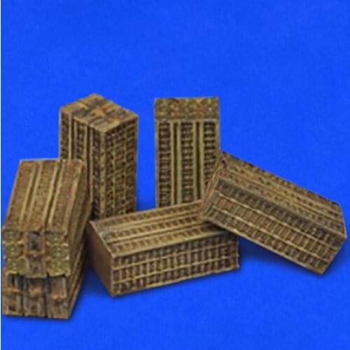 Scene model 6 pieces of resin rattan ammunition box 1:35