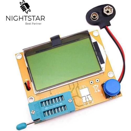 LCR-T4 ESR Meter Transistor Tester Diode Triode Capacitance SCR Inductance Mega328 Diode Triode Capacitance 128x64 LCD