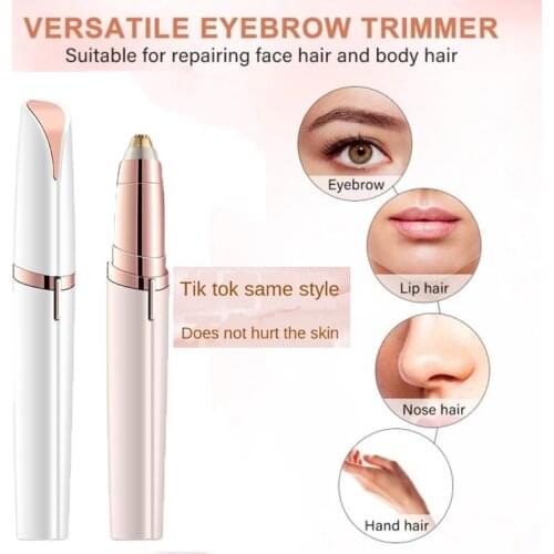 2020 hot brow shaping trimmer electric eyebrow razor Shaver Hair remove Quick Painless Easy to Use Femme Make Up Eye Brow Shaper