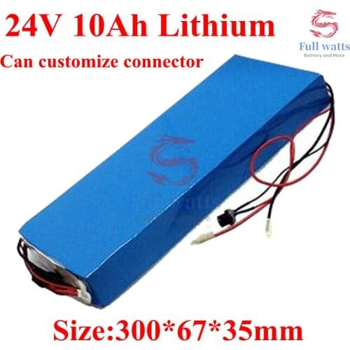 24v 10ah Lithium 7S4P 18650 Battery 10ah Li-ion Battery Pack for 250W 350W Motor Electric Bike Ebike Scooter Tools Skateboard