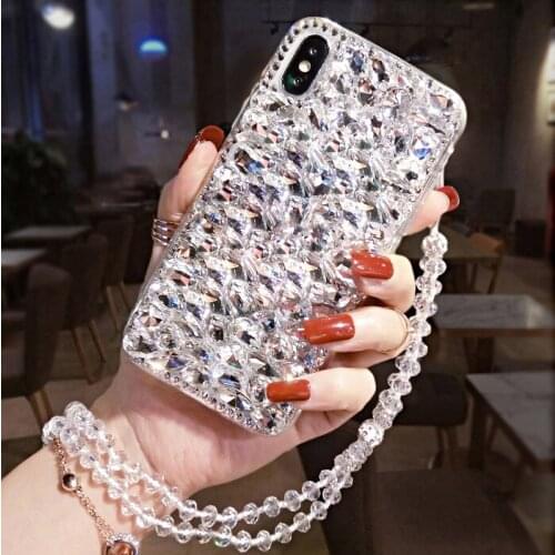 Fashion Women Girls DIY Glitter Diamond Phone case For VIVO X30 X27 Y73S Y52S Y20 X50 PRO Bling Rhinestone Cover Case