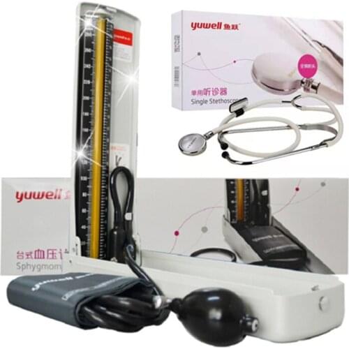 Arm Blood Pressure Monitor Desktop Sphygmomanometer Home Health Stethosco Equipment Heart Measuring Automatic Monitor