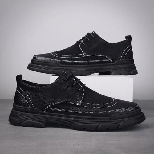 Men Casual Shoes High Quality Suede Leather Mens shoes Handmade Loafers Outdoors Flat Shoes Moccasins Business Formal Shoes