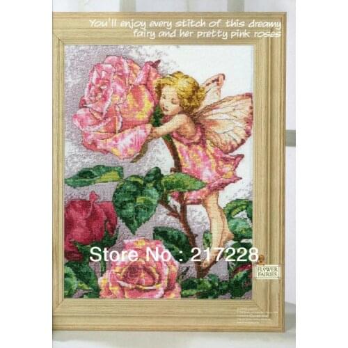 14CT Cross Stitch Set Dreamy Fairy, Flower Fairies 36x45cm CS-073WM