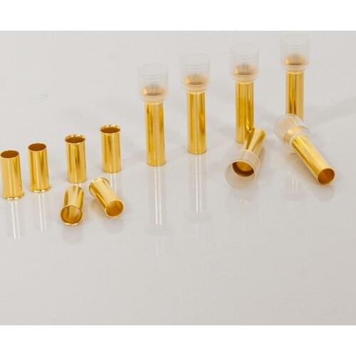 1pcs German original WBT copper sleeve Advanced gold-plated terminal 2.5 - 16 square mm Fever grade Crimp copper sleeve