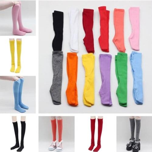 2 Pair of 1/3 1/4 BJD Doll Accessories Long Socks Fits for 50-60cm Xinyi Dolls Clothing Accessories