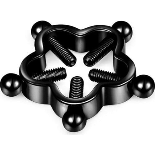 New 1Pc Fake Nipple Ring Non Piercing Breast Nail Screw Shield Stainless Steel Clamp Adult Game For Women Sexy Body Jewelry Gift