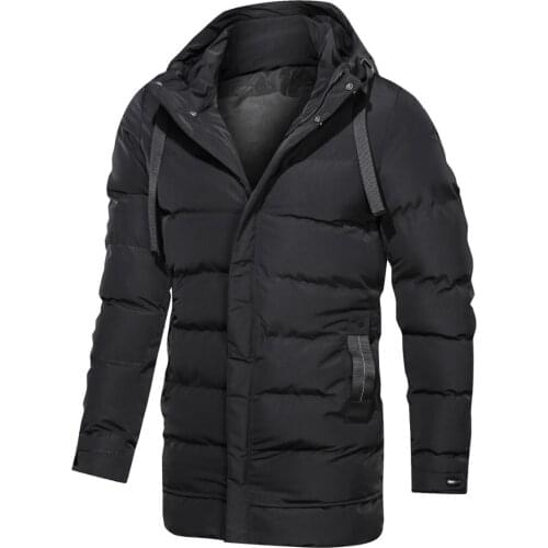 2019new winter jackets men detachable hoody windproof winter coat long jacket men fashion thick plus velvet warm parkas men warm