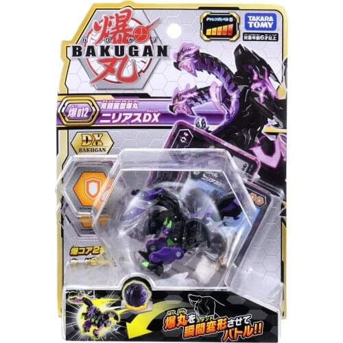 Genuine TAKARA TOMY Bakugan Warrior NILLIOUS DARKUS Bakguan Blast 012 DX Ejection Battle Figure Toy Birthday Gift