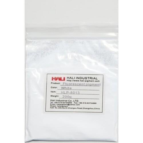 Supply quality fluorescent pigment, white fluorescent powder, neon pigments,1 lot=200gram HLP-8013 white, free shipping