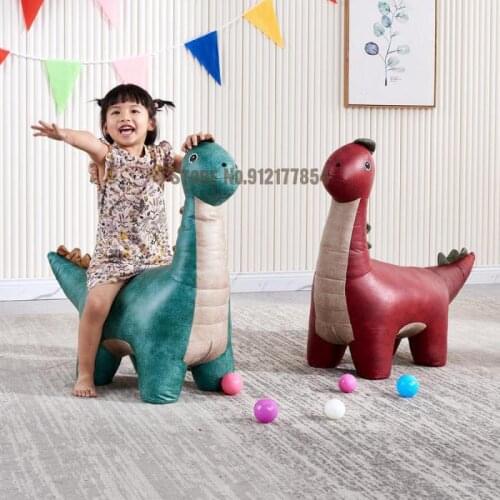 Childrens Animal Stool Cartoon Dinosaur Stool Home Creative Cute Baby Seat Living Room Shoe Stool
