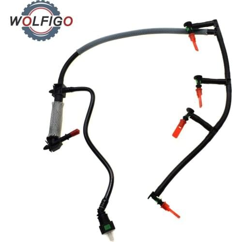 WOLFIGO Fuel Return Hose Line Diesel Injector Hose Leak Off Pipe For Ford Transit MK7 MK8 2.2 TDCi RWD 06-20 1761932 BK3Q9K022AG