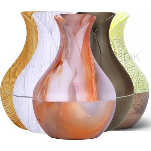 New USB Aroma Diffuser Mini Ultrasonic Air Humidifier Wood Grain Atomizer Aromatherapy Essential Oil Diffuser for Home Office