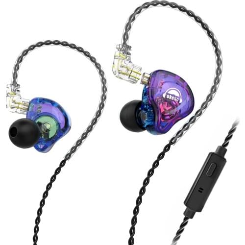 OKCSC ED10 HIFI Bass Earbuds In Ear Monitor Headphones Sport Noise Cancelling Headset MT1 Dynamic Earphones With Microphone