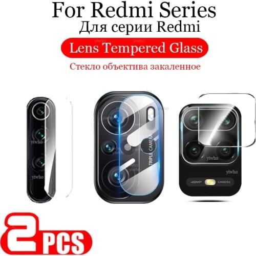 2 PCS Camera Glass For Xiaomi Redmi Note 9S 8 7 9 10 Pro Max 8T Screen Protector Protective on Redmi Note 10s 9t Back Lens Film