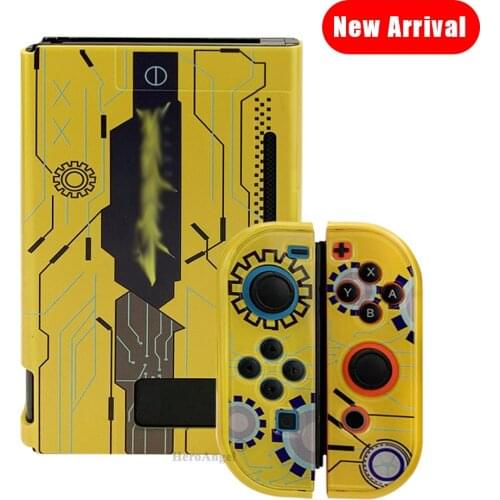Yellow Color Shell For Switch Protective Case Cover Controller Case Housing Split Full Cover Shell For Nintend Switch Accessorie