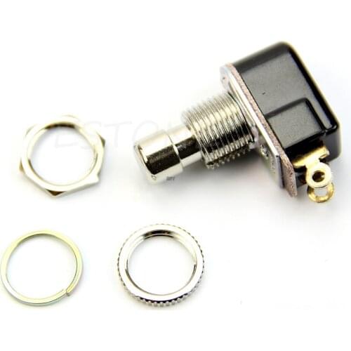 1 PC SPST Momentary Soft Touch Push Button Stomp Foot Pedal Electric Guitar Switch