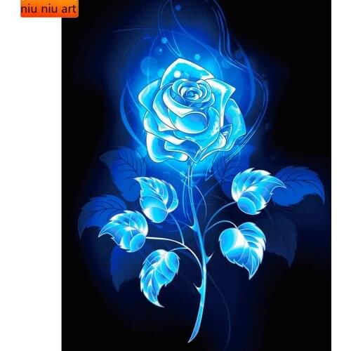 5D DIY Diamond Embroidery Rose Rhinestone Art Diamond Painting Flower Cross Stitch Sale New Arrival Home Decoration