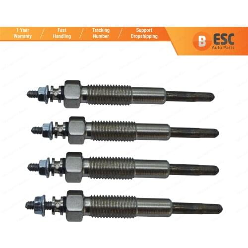 ESC EGP75-1 4 Pieces Heater Glow Plugs 23 Volts SE0118140A for Mazda Parkway Titan T2000 T2500 T2600 T3000 T3500 T4100