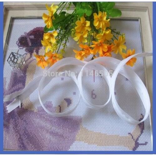 3 # White invisible zippers wholesale,close end nylon zippers,long 150cm (59 inches) 10 pcs/lot nylon invisible zippers