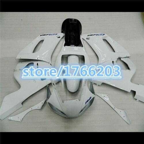 White full fairing kit for YZF 98 99 00 01 02 R6 yzf r6 1998 1999 2000 2001 2002 white YZF R6 98-02 abs fairingsBBF