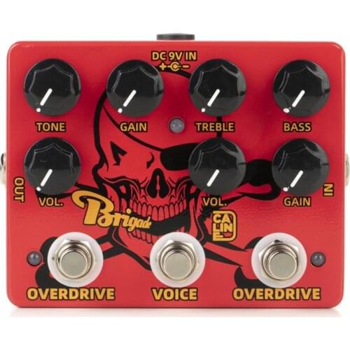 Caline DCP-07 Brigade Dual Overdrive Effect Pedal Guitar Accessories Dual Guitar Pedal