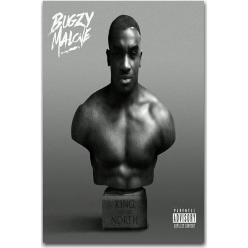 Bugzy Malone King 2017 Hip Hop Album-Silk Art Poster Wall Sticker Decoration Gift