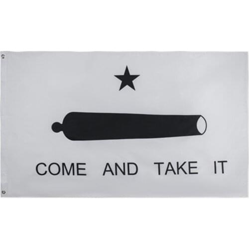 A90*150cm NLEY Come And Take It Flag Texas Gonzales NRA flags Texas Revolution Military Spartan banner